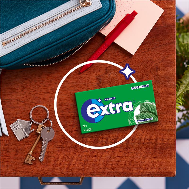 Load image into Gallery viewer, Extra Envelope Spearmint Gum 27g
