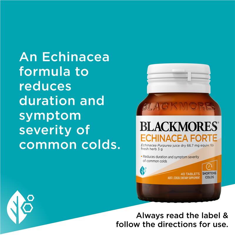 Load image into Gallery viewer, Blackmores Echinacea Forte 40 Tablets

