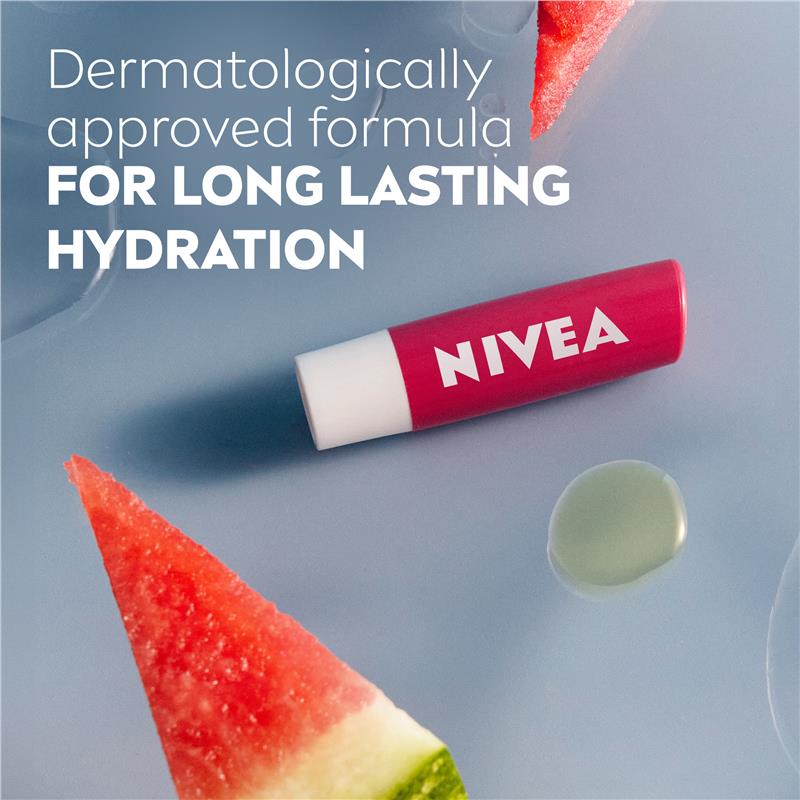 Load image into Gallery viewer, NIVEA Lip Care Watermelon Shine Balm 4.8g
