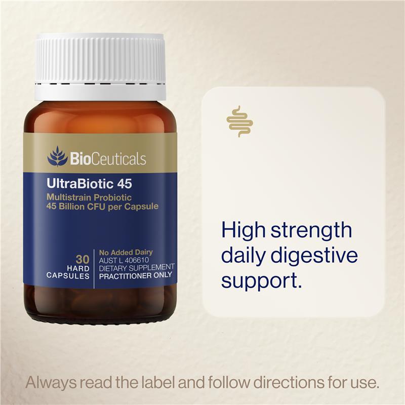 Load image into Gallery viewer, BioCeuticals UltraBiotic 45 60 Capsules Fridge Line

