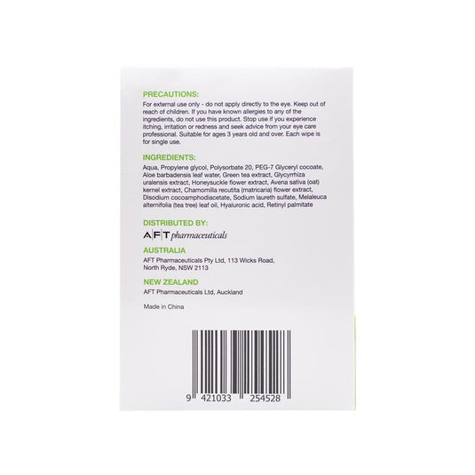 Opti-Soothe Preservative Free Eyelid Wipes 30 Wipes