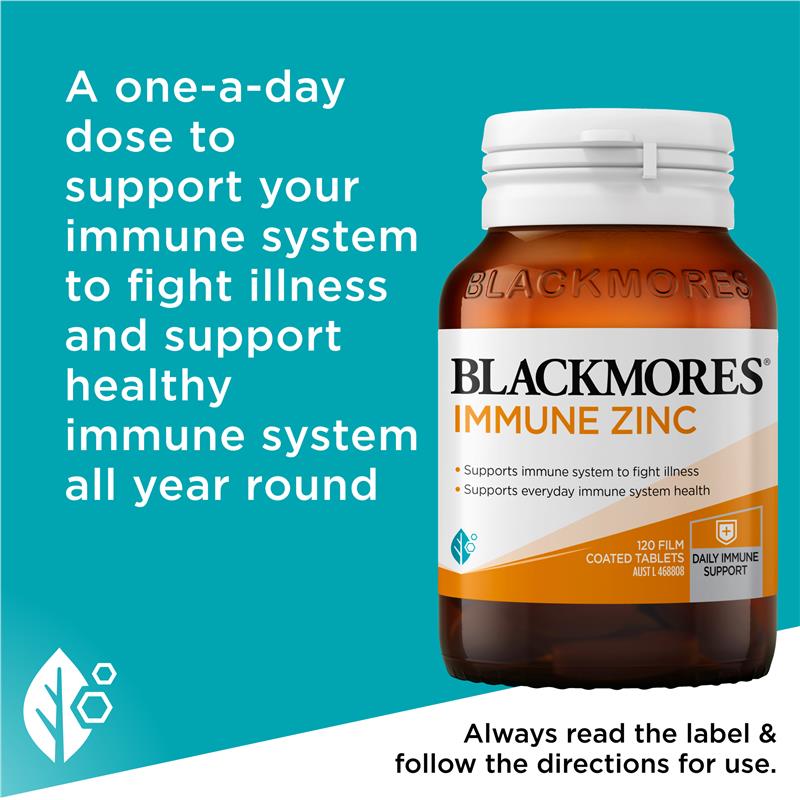 Load image into Gallery viewer, Blackmores Immune Zinc 120 Tablets
