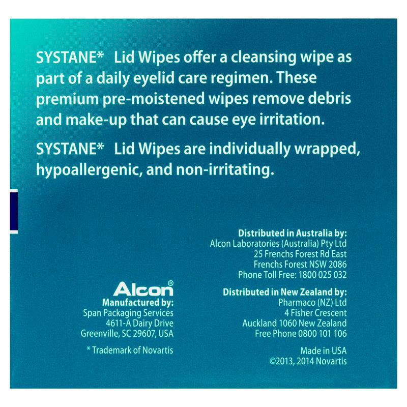 Load image into Gallery viewer, Systane Lid Wipes 30 Pack
