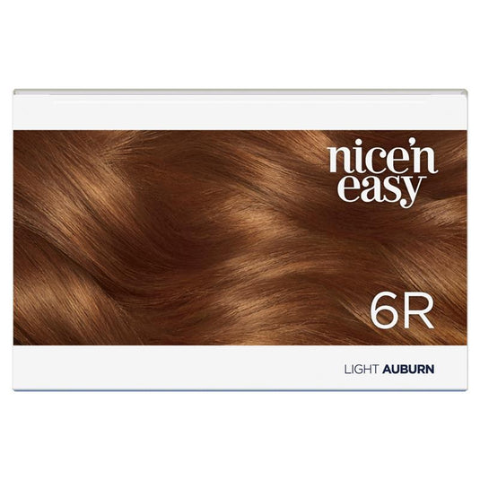 Clairol Nice N Easy 6R Natural Light Auburn Permanent Hair Colour