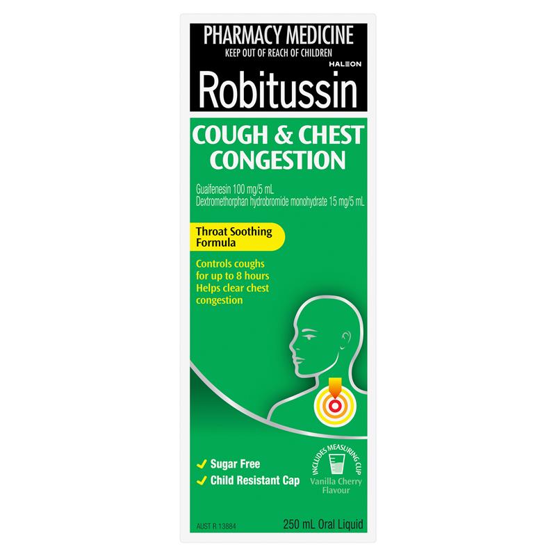 Load image into Gallery viewer, Robitussin Cough &amp; Chest Congestion 250ml Exclusive Size
