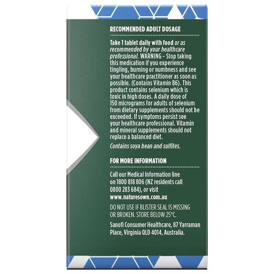 Nature's Own Bodyfuel Men's Multivitamin 60 Tablets