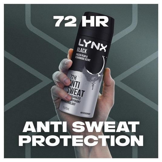 Lynx Deodorant Antiperspirant Black 165ml