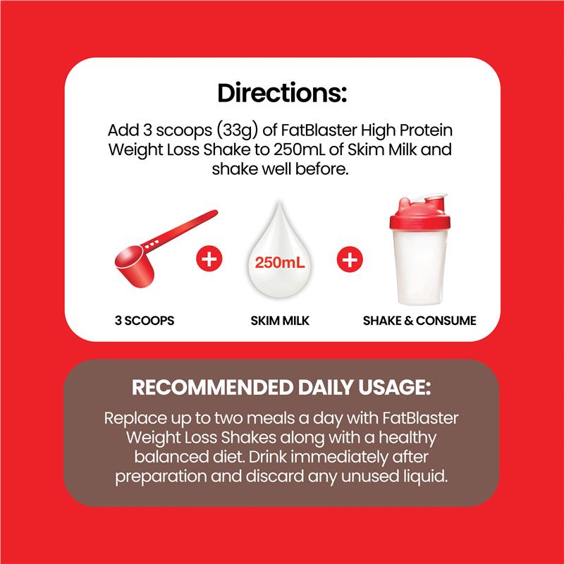 Load image into Gallery viewer, Fatblaster Weight Loss Shake Red Pouch Chocolate 465g
