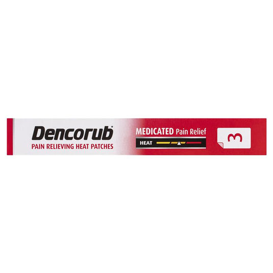 Dencorub Pain Relieving Heat Patch 3 Pack