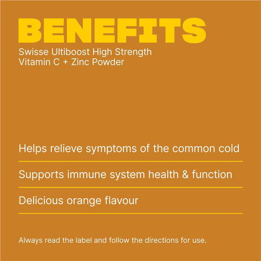 Swisse Vitamin C + Zinc Powder Orange 150g