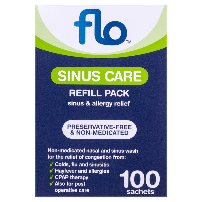 Load image into Gallery viewer, FLO Sinus Care Refill Sachets 100
