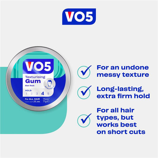 Vo5 Hair Gel Texturizing Gum 75mL