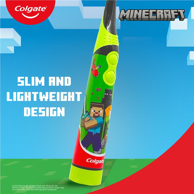 Load image into Gallery viewer, Colgate Toothbrush Kids Sonic Battery Toothbrush Minecraft

