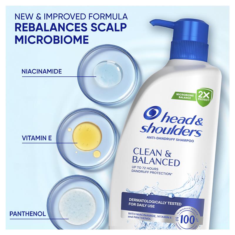 Load image into Gallery viewer, Head &amp; Shoulders Clean &amp; Balanced Shampoo 850ml
