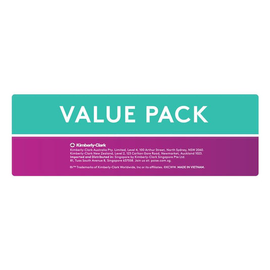 Poise Liner Extra Long Bulk 44 Pack