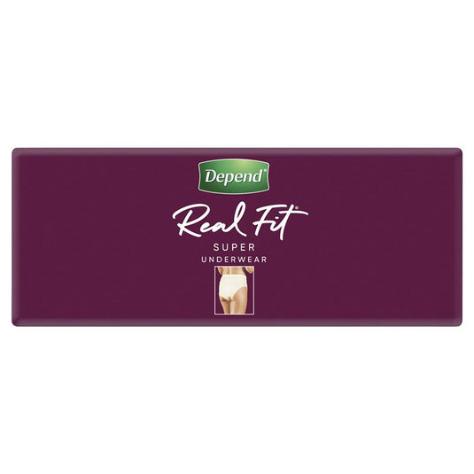 Depend Women Real Fit Underwear Super Extra Large 16 Bulk Pack
