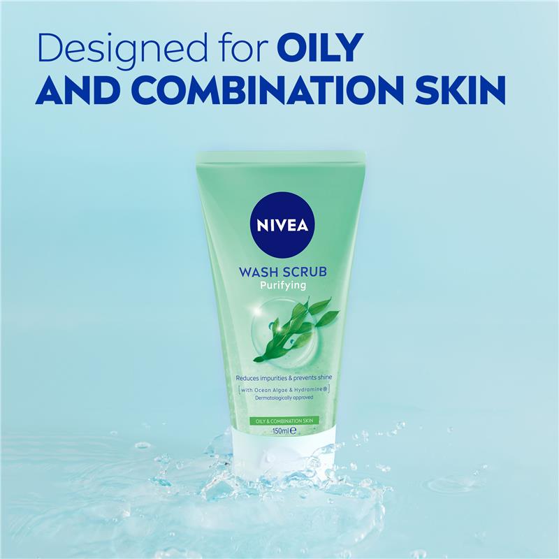Load image into Gallery viewer, NIVEA Daily Essentials Purifying Face Wash &amp; Scrub 150ml
