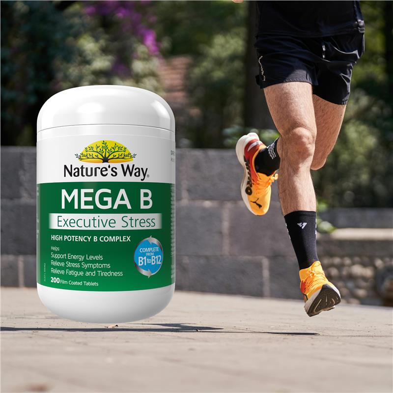 Load image into Gallery viewer, Nature's Way Mega B Executive Stress 200 Tablets

