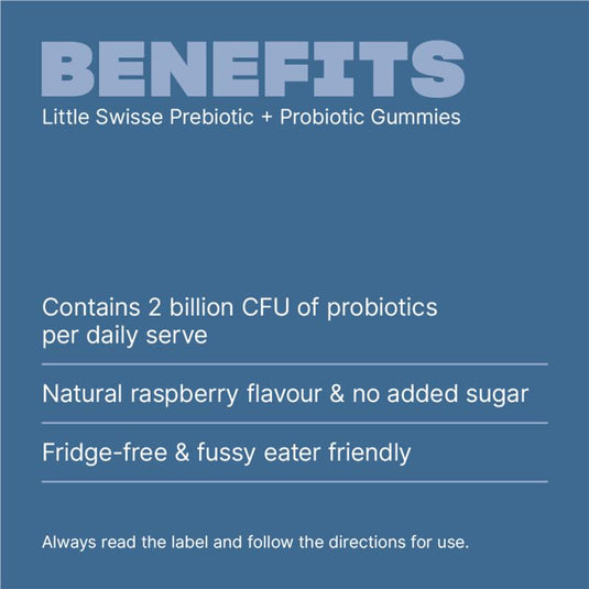 Little Swisse Pre + Probiotic Gummies 50 Pack