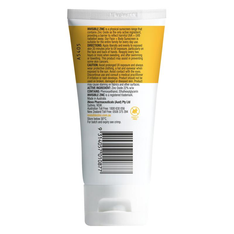 Load image into Gallery viewer, Invisible Zinc SPF 50 Face and Body 75g
