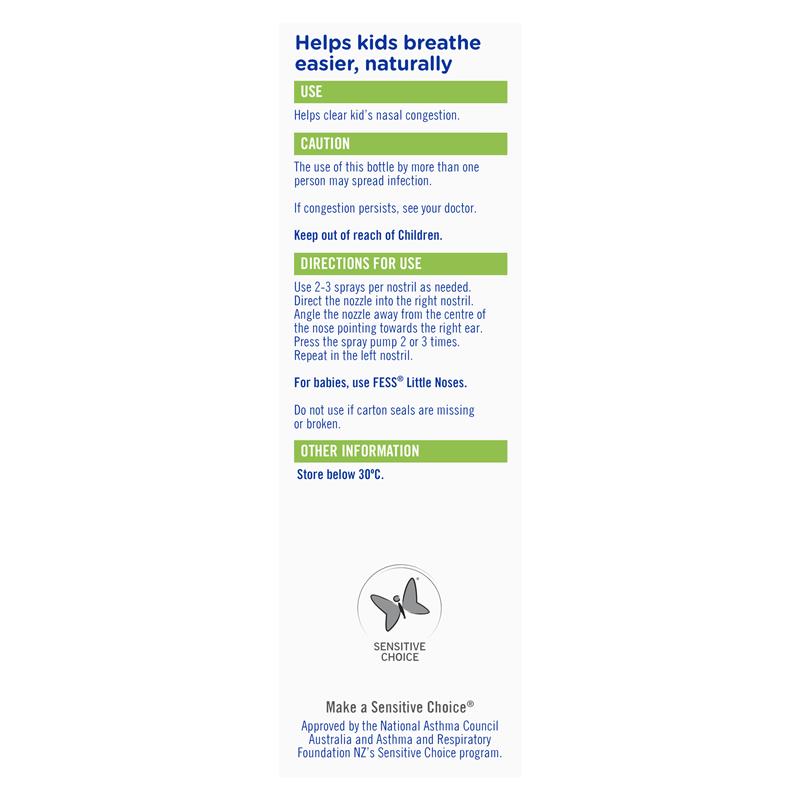 Load image into Gallery viewer, Fess Children's Nasal Spray 20ml
