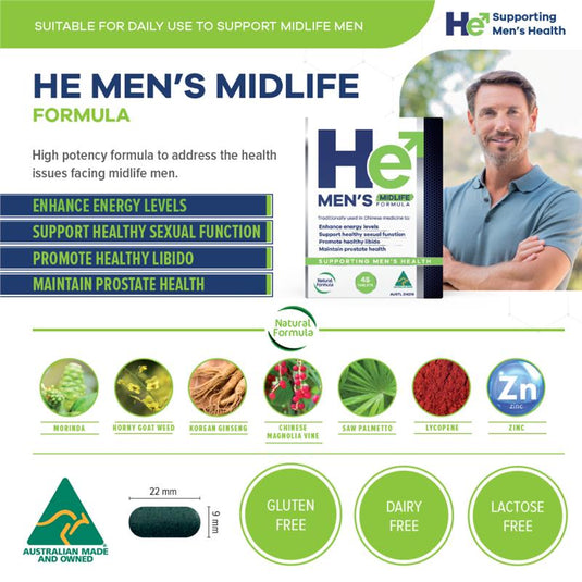 He Men's Midlife Formula 45 Tablets