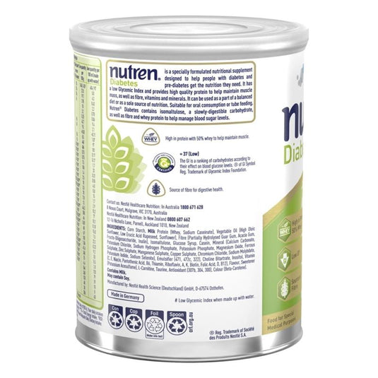 Nutren Diabetes Low GI Formula Vanilla Flavour 440g
