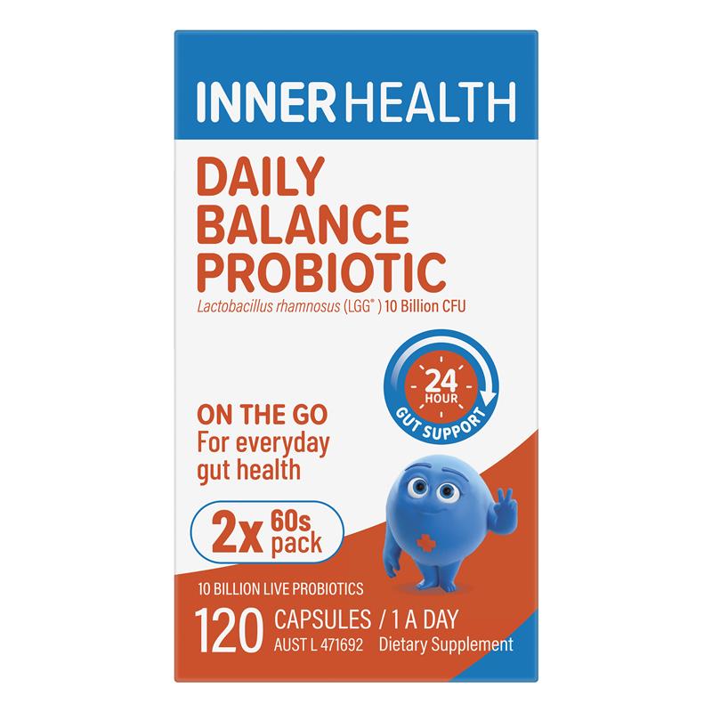 Load image into Gallery viewer, Inner Health Daily Balance Probiotic 120 Capsules
