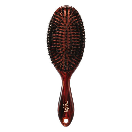 Lady Jayne Pad Brush, 100% Boar Bristle, Large