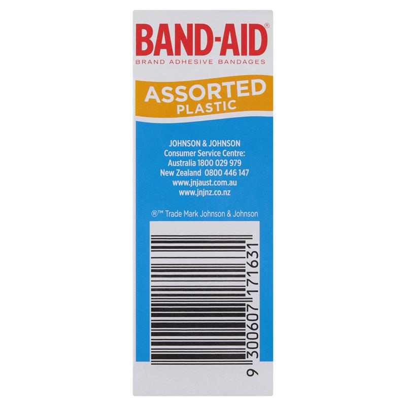 Load image into Gallery viewer, Band-Aid Plastic Strips Assorted Shapes 50 Pack

