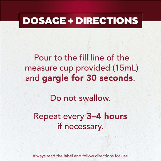 Betadine Sore Throat Gargle Ready To Use 120mL