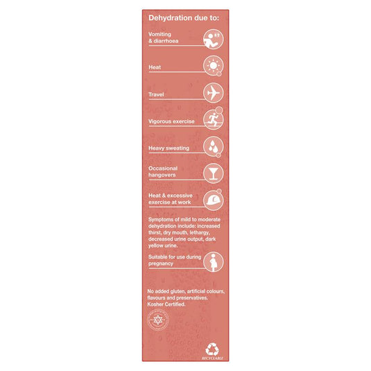 Hydralyte Electrolyte Effervescent Peach Crush 20 Tablets