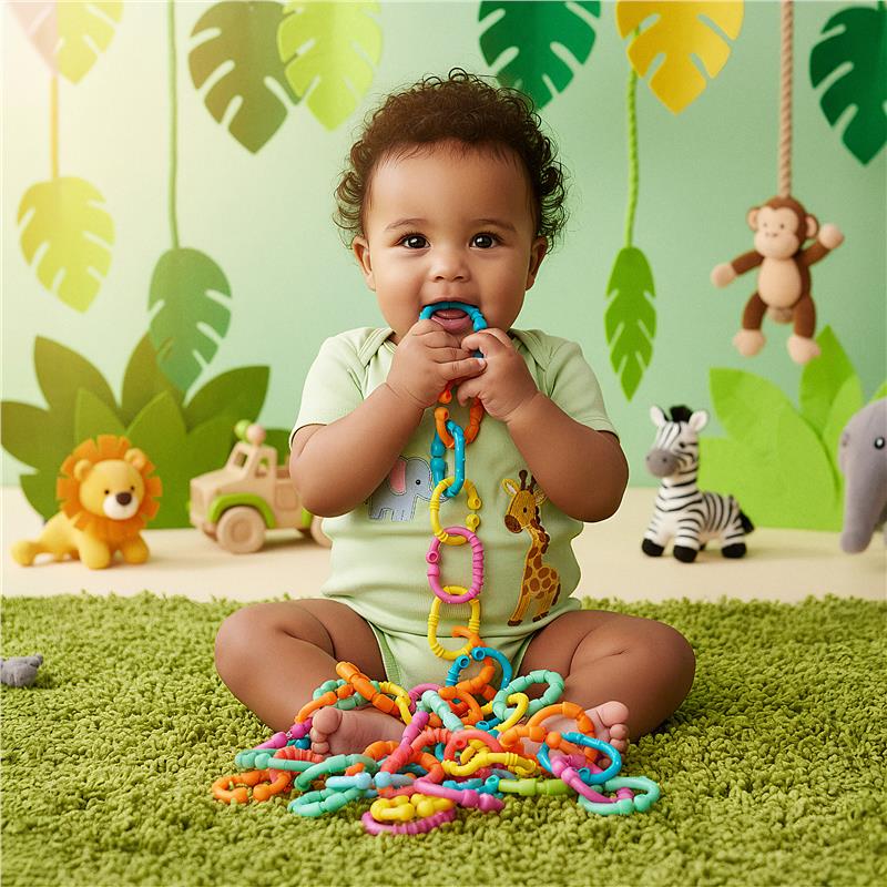 Load image into Gallery viewer, Playgro Loopy Links 24 Pack
