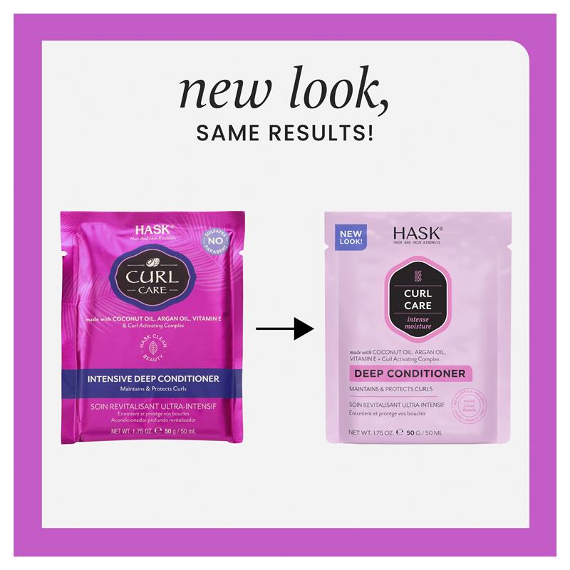 Load image into Gallery viewer, Hask Curl Care Intensive Deep Conditioner Packet 50g
