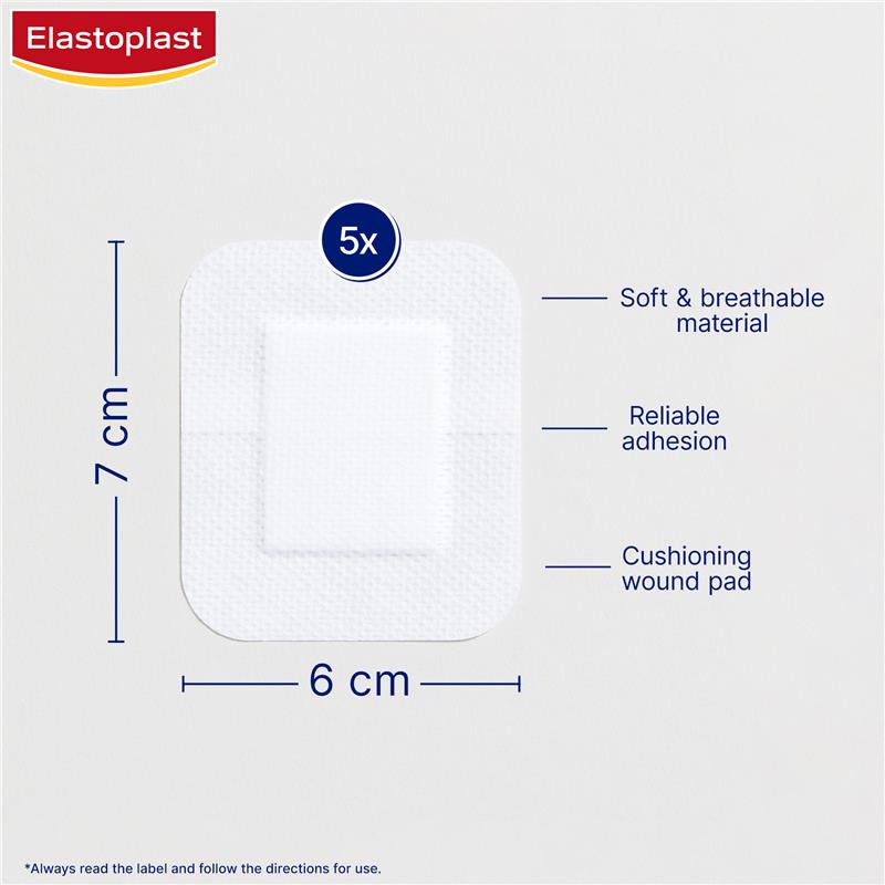 Load image into Gallery viewer, Elastoplast Sensitive Dressing XL 6x7cm 5 Dressings
