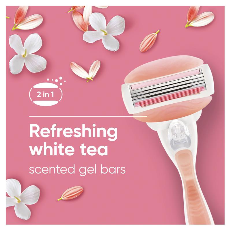 Load image into Gallery viewer, Gillette Venus Comfortglide Breeze with Gel bars Women's Razor Blade Refills 8 Pack
