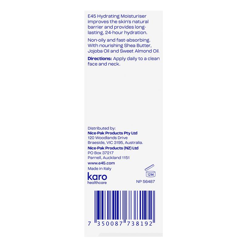 Load image into Gallery viewer, E45 Face Moisturiser 50ml
