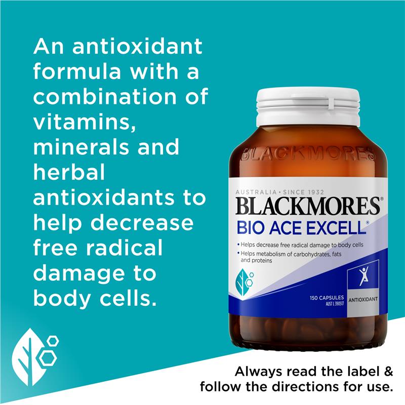 Load image into Gallery viewer, Blackmores Bio Ace Excell 150 Capsules
