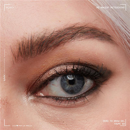 NYX Zero To Brow Gel Taupe