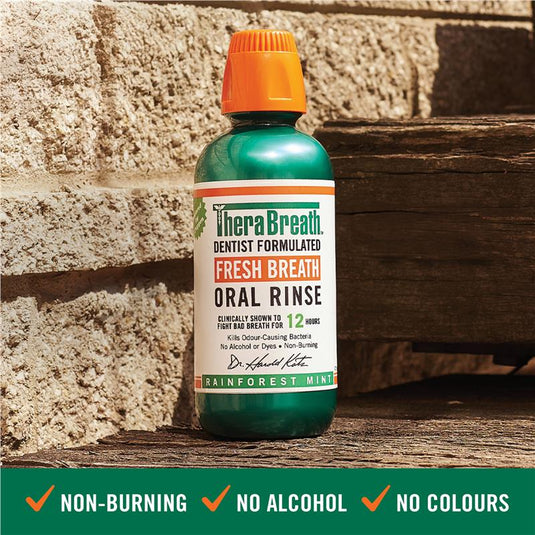 Therabreath Rainforest Mint Oral Rinse 473ml