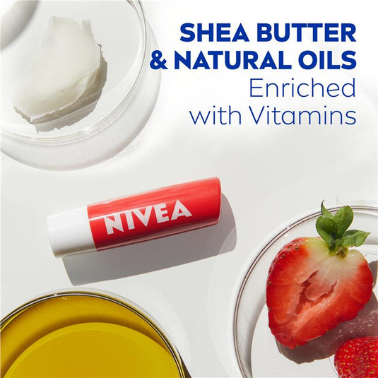 NIVEA Strawberry Shine Limited Edition Lip Balm 4.8g