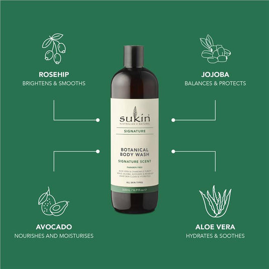Sukin Signature Botanical Body Wash 500ml