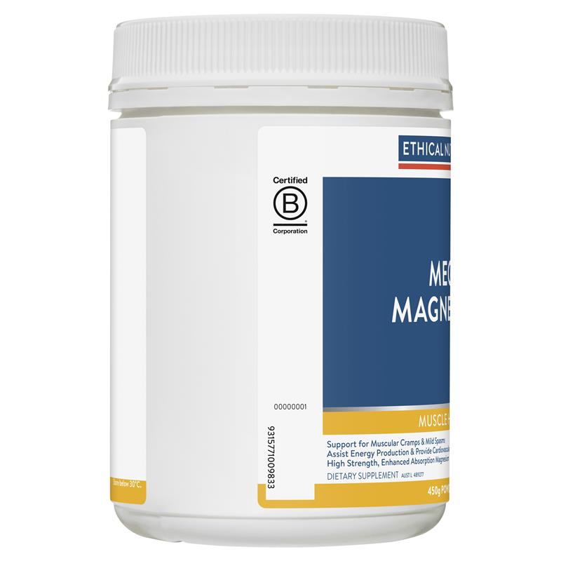 Load image into Gallery viewer, Ethical Nutrients Mega Magnesium 450g Powder Raspberry
