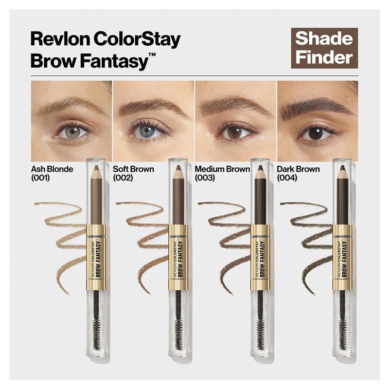 Load image into Gallery viewer, Revlon Colorstay Brow Fantasy Pencil &amp; Gel Medium Brown
