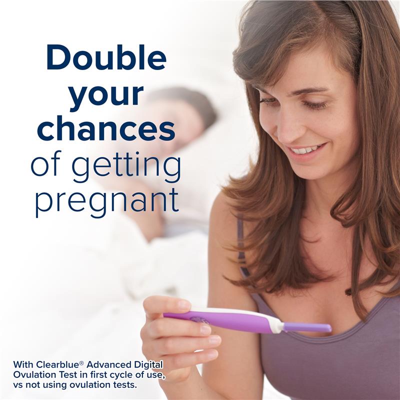 Load image into Gallery viewer, Clearblue Advanced Digital Ovulation Kit Test (Dual Hormone) 10 Pack
