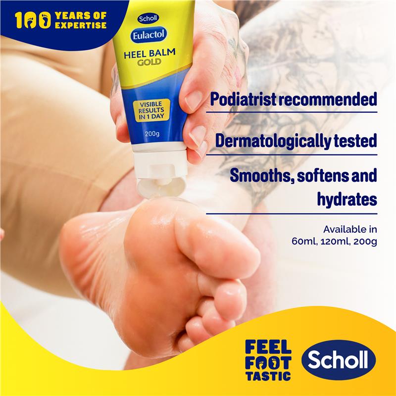 Load image into Gallery viewer, Scholl Eulactol Foot Heel Balm 200g - Rough Dry or Cracked Skin
