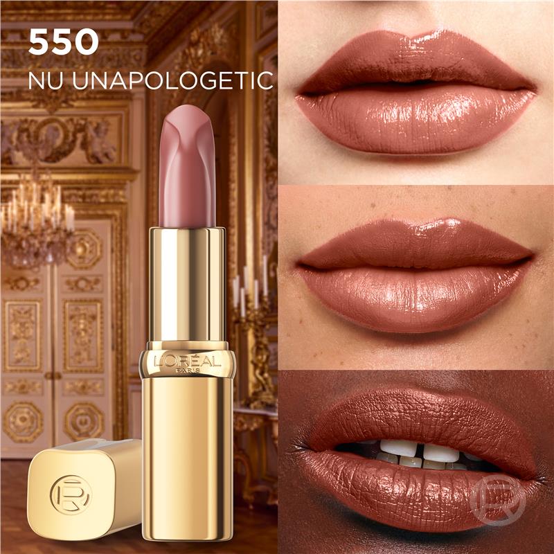 Load image into Gallery viewer, L'Oreal Paris Color Riche Classic Satin Lipstick 550 Unapologetic
