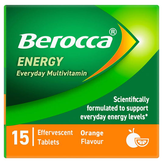 Berocca Energy Orange 15 Effervescent Tablets