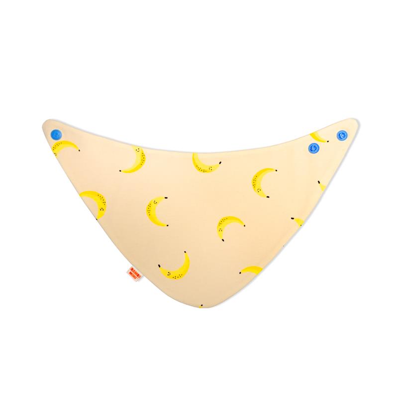 Load image into Gallery viewer, Bambi Mini Co. Dribblebib Unisex Fruit Salad and Bananas Reverse Bibs 2 Pack
