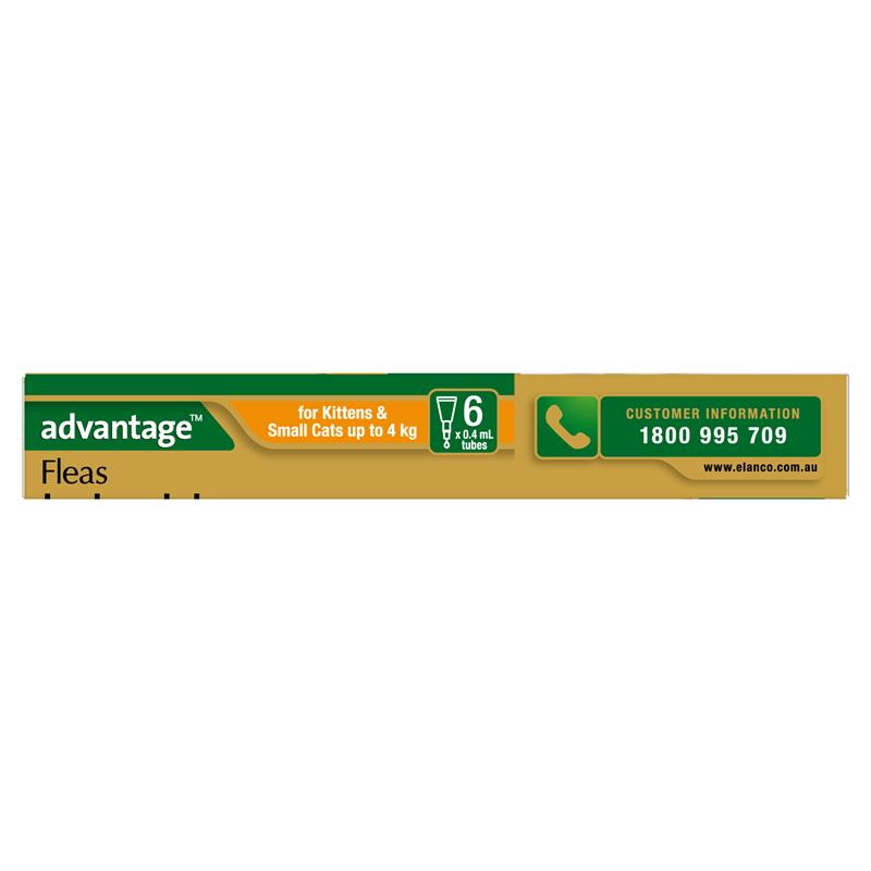 Load image into Gallery viewer, Advantage for Kittens &amp; Cats up to 4kg 6 pack
